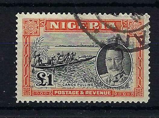 Image of Nigeria & Territories ~ Nigeria SG 45 FU British Commonwealth Stamp
